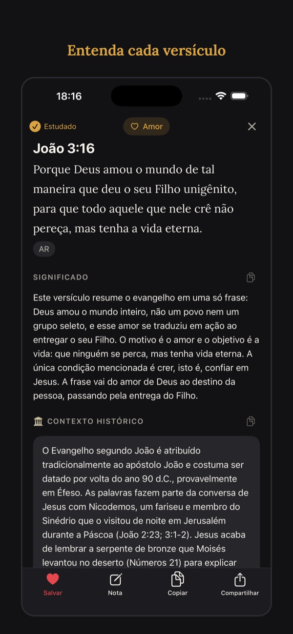 Captura do app: estudo de uma passagem